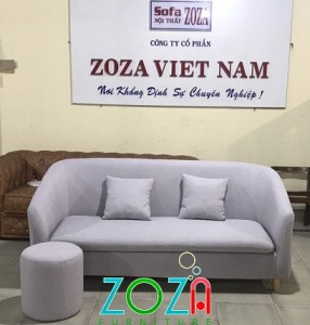 Sofa Băng Giá Rẻ màu xám cho phòng khách nhỏ 