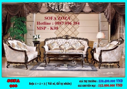 SOFA PHÒNG KHÁCH CỔ ĐIỂN 05